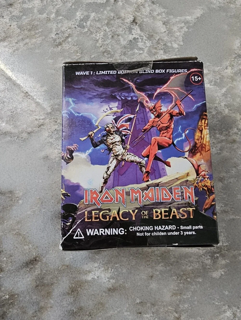 Iron Maiden Legacy of the Beast Wave 1 Reaper Eddie Mini Figure w/ Box Complete